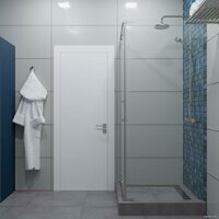Triton Терра Хром А1 90х90 без поддона (прозрачное стекло) Image #4