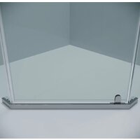 Grossman Pragma 90x90x195 302.K33.03.9090.10.00 (хром/прозрачное стекло) Image #4