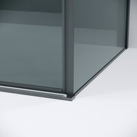 Grossman Galaxy 100x80x195 120.K33.01.1080.42.10 (графит сатин/стекло тонированное) Image #5