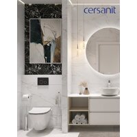 Cersanit City Smart CO DPL EO Slim (с кнопкой Twins 63534 черный/золото) Image #16