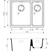 Omoikiri Kata 55-2-U PA Image #2