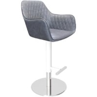 Sheffilton SHT-ST38/S128 (угольно-серый/хром/белый муар)