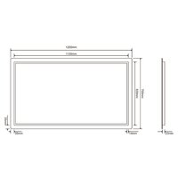 Roxen Зеркало Gotem Long 510165-120 120х70 Image #10