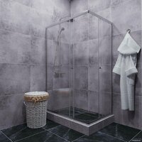 Triton Вента Хром А1 100х80 без поддона (прозрачное стекло) Image #8