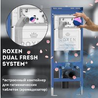 Roxen Porto в комплекте с инсталляцией StounFix Dual Fresh 6 в 1 968069 (кнопка: брашированное золото) Image #11