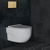 Roxen Porto в комплекте с инсталляцией StounFix Dual Fresh 6 в 1 968069 (кнопка: брашированное золото) Image #9