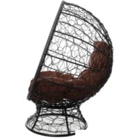 M-Group Кокос на подставке 11590405 (черный ротанг/коричневая подушка) Image #6