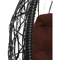 M-Group Кокос на подставке 11590405 (черный ротанг/коричневая подушка) Image #8