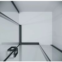 Grossman Classic 80x80x195 300.K33.04.8080.21.00 (черный матовый/прозрачное стекло) Image #6