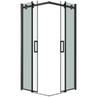 Grossman Classic 80x80x195 300.K33.04.8080.21.00 (черный матовый/прозрачное стекло) Image #12