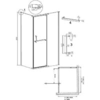 Grossman Pragma 110х100х195 120.K33.03.1110.32.00 (золото/стекло прозрачное) Image #9
