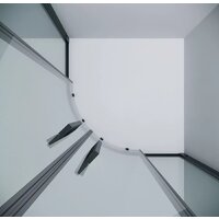 Grossman Cosmo 80x80x195 301.K33.02.8080.21.00 (черный матовый/прозрачное стекло) Image #6