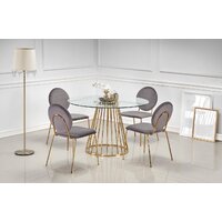 Halmar Liverpool 120x120 (прозрачный/золотой)
