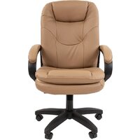 CHAIRMAN 668LT N (черный пластик/экопремиум бежевый) Image #3