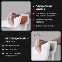 Roxen Cube Bidet 530135-01X Rimless Soft Close с функцией биде Image #12