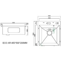 ARFEKA ECO AR 450*500 GOLD PVD NANO Image #3