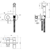 Lauter W76 P-TRAP 21122761 + гигиенический душ Mist 21TZ222MB (горизонтальный выпуск) Image #24