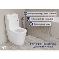 Lauter W76 P-TRAP 21122761 + гигиенический душ Mist 21TZ222MB (горизонтальный выпуск) Image #4