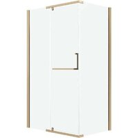 Grossman Pragma 120х100х195 120.K33.03.1210.32.00 (золото/стекло прозрачное) Image #1