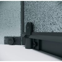 Grossman Pragma 100x100x195 302.K33.03.1010.21.02 (черный матовый/шиншилла стекло) Image #5