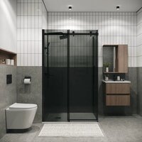 Grossman Classic 160x100x195 120.K33.04.1610.21.10 (черный матовый/стекло тонированное) Image #6