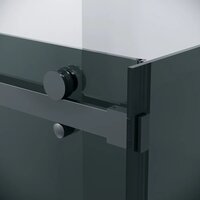 Grossman Classic 160x100x195 120.K33.04.1610.21.10 (черный матовый/стекло тонированное) Image #3