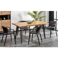 Halmar Dickson 2 150-210/90/75 (натуральный/черный)