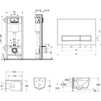 Lavinia Boho Relfix Aveo Rimless 6 в 1 77040129 (белое стекло) Image #15
