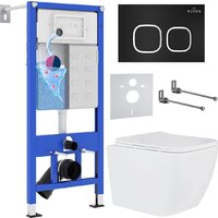 Roxen Cube One Rimless 6 в 1 StounFix Dual Fresh 543879 (кнопка: черный матовый) Image #1