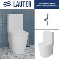 Lauter W76 P-TRAP 21122761 + гигиенический душ Jet 21TZ231CH (горизонтальный выпуск) Image #1