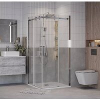 Grossman Classic 90x90x195 300.K33.04.9090.10.00 (хром/прозрачное стекло) Image #17