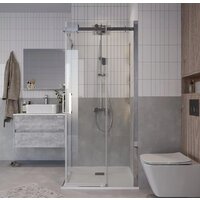 Grossman Classic 90x90x195 300.K33.04.9090.10.00 (хром/прозрачное стекло) Image #19