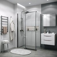 Grossman Pragma 120х100х195 120.K33.03.1210.42.00 (графит сатин/стекло прозрачное) Image #2