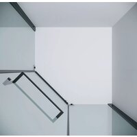 Grossman Pragma 100x100x195 302.K33.03.1010.21.00 (черный матовый/прозрачное стекло) Image #6