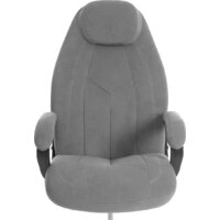 TetChair Boss metalBL (велюр, серый, 29) Image #7