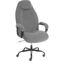 TetChair Boss metalBL (велюр, серый, 29) Image #1