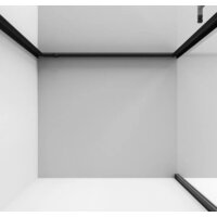 Niagara 100x90x195 NG-85-10AB-A90B-34 (черный матовый/прозрачное стекло) Image #6