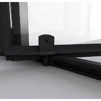 Niagara 100x90x195 NG-85-10AB-A90B-34 (черный матовый/прозрачное стекло) Image #4