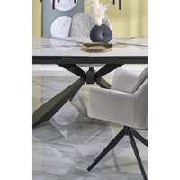 Halmar Luciano 180-230/90/76 (белый мрамор/черный) Image #6