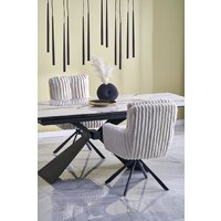 Halmar Luciano 180-230/90/76 (белый мрамор/черный) Image #4