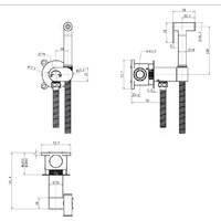Lauter W09 P-TRAP 21900002 + гигиенический душ Neo 21LT0473MW (горизонтальный выпуск) Image #23