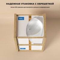 Wellsee Coquillage 232802000 (отдельностоящий, с отверстием под смеситель, цвет матовый белый) Image #8