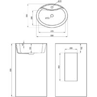 Wellsee Coquillage 232802000 (отдельностоящий, с отверстием под смеситель, цвет матовый белый) Image #9