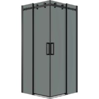 Grossman Classic 90x90x195 300.K33.04.9090.21.10 (черный матовый/тонированное стекло) Image #1