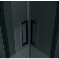 Grossman Classic 90x90x195 300.K33.04.9090.21.10 (черный матовый/тонированное стекло) Image #3