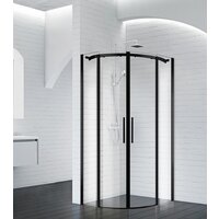 BelBagno Acqua-R-2-90-C-NERO (прозрачное стекло)
