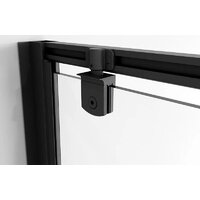 Niagara 100x80x195 NG-85-10AB-A80B-34 (черный матовый/прозрачное стекло) Image #5