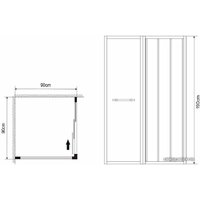 Grossman Alba1 GR-9090Al1 90x90x190 Image #6