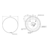 Cersanit Зеркало Eclipse smart 100x100 64145 Image #6