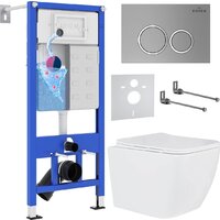 Roxen Cube One Rimless 6 в 1 StounFix Dual Fresh 530473 (кнопка: матовая)